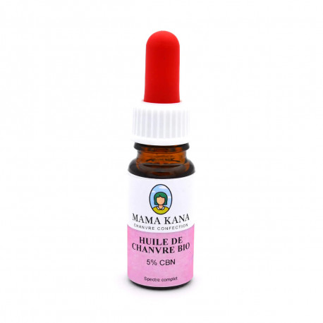 Huile de Chanvre BIO CBN 5% - Mama Kana