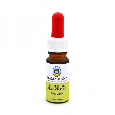Huile de Chanvre BIO CBD 20% - Mama Kana
