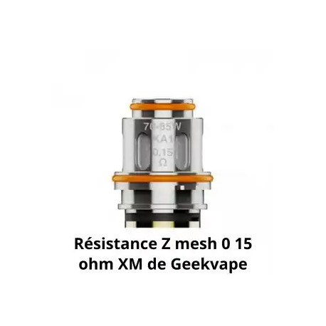 Resistance Zeus Mesh Z0.15 XM - Geek Vape