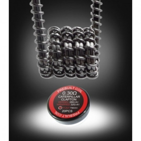 CATERPILLAR CLAPTON 0.3 OHM 20PCS - FUMYTECH CATERPILLAR CLAPTON 0.3 OHM 20PCS - FUMYTECH