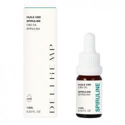 Huile CBD Spiruline 10mg par goutte "20%" intense - Delihemp