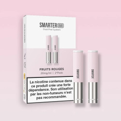 Cartouches Fruiuts rouges Pré-remplies Smarter (X2) - Smarter