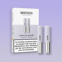Cartouches Myrtille Glacée Pré-remplies Smarter (X2) - Smarter