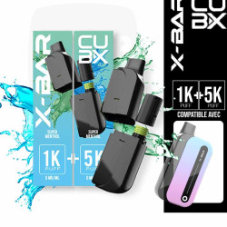 Cartouche pré-remplie Super Menthol CUBX Go - X-Bar