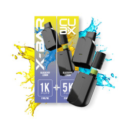 Cartouche pré-remplie Blueberry Lemon CUBX Go - X-Bar
