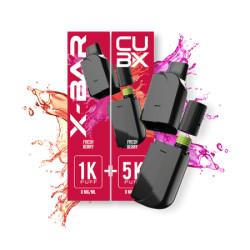 Cartouche pré-remplie Fresh Berryl CUBX Go - X-Bar