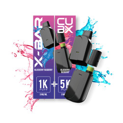 Cartouche pré-remplie Blueberry Raspberry CUBX Go - X-Bar