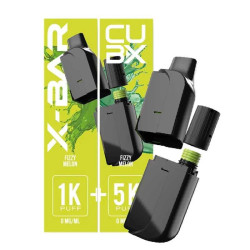 Cartouche pré-remplie Fizzy Melon CUBX Go - X-Bar