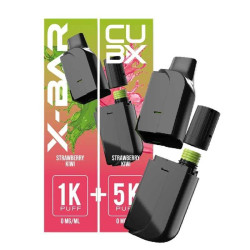 Cartouche pré-remplie Strawberry Kiwi CUBX Go - X-Bar