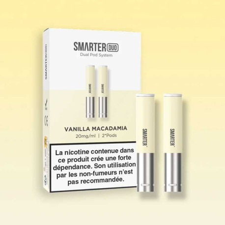 Cartouches Vanille Macadamia Pré-remplies Smarter (X2) - Smarter