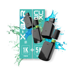 Cartouche pré-remplie Cool Mint CUBX Go - X-Bar