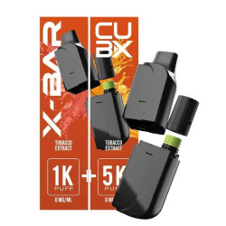 Cartouche pré-remplie Tobacco Extract CUBX Go - X-Bar