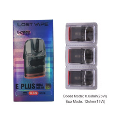 Cartouches E-plus 3ml - Lost Vape 0.6 ohm Dual Mesh